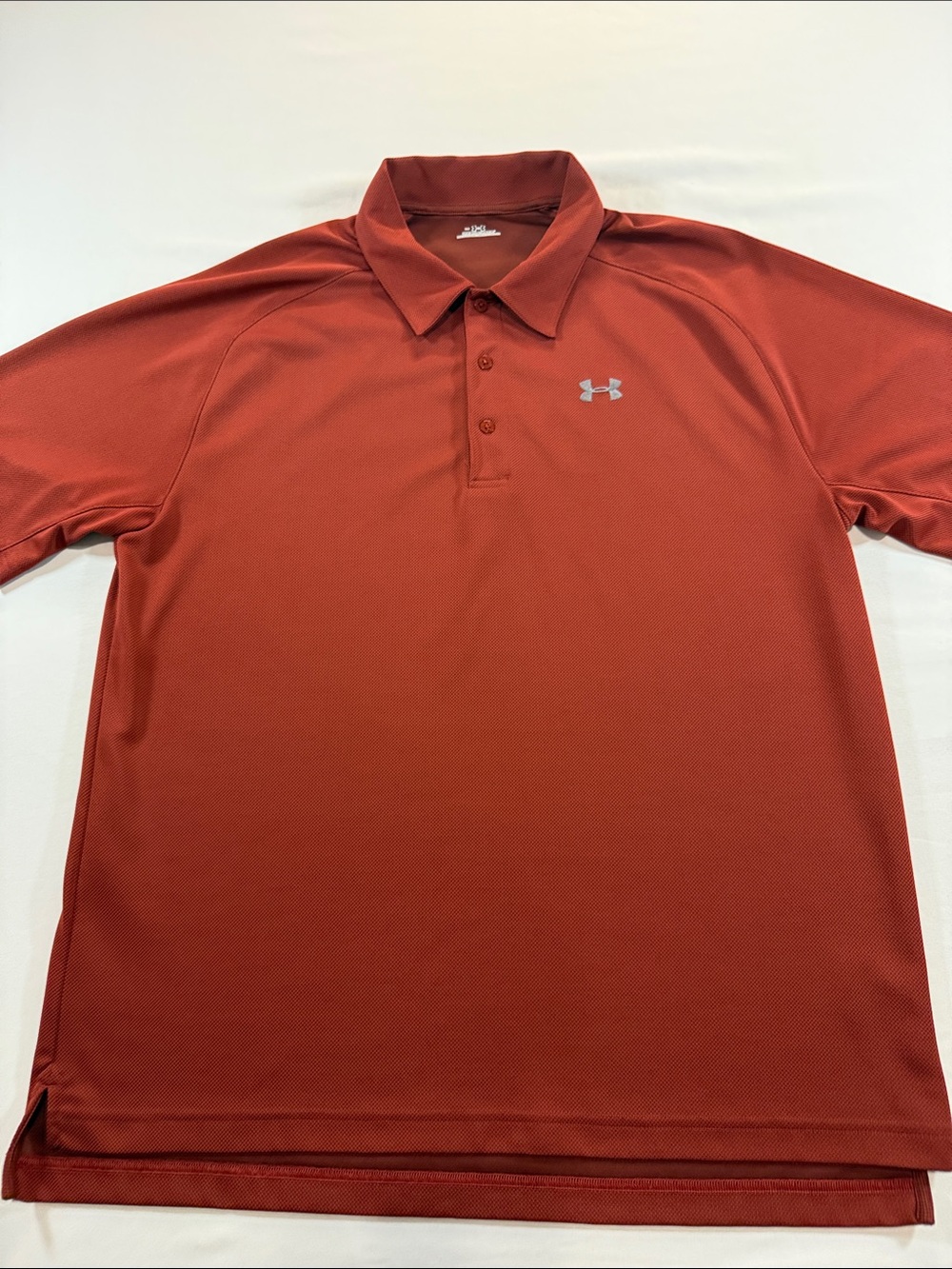 Under Armour Men's Rust Red Polo Shirt Size L